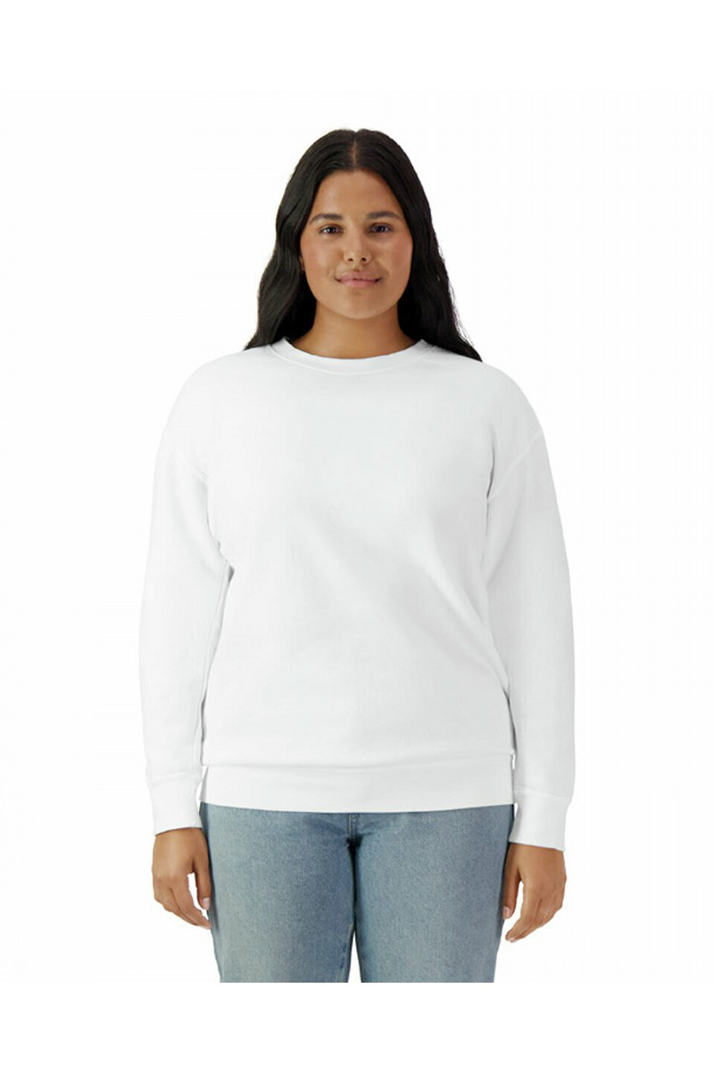 Comfort Colors Garment-Dyed Lightweight Fleece Crewneck Sweatshirt ...