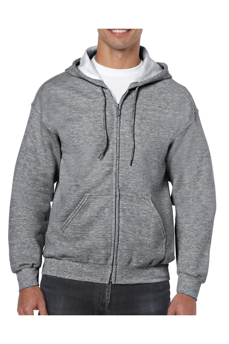 Gildan Adult Heavy Blend Full Zip Hooded Sweatshirt | McCrearys-Tees-
