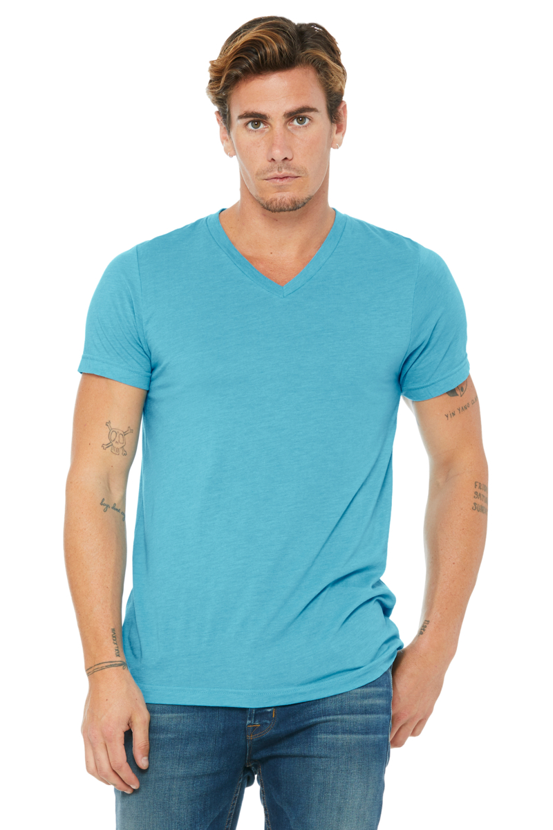 BELLA+CANVAS Unisex Triblend Short Sleeve V-Neck Tee | McCrearys-Tees-