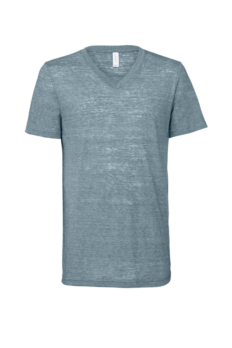 BELLA+CANVAS Unisex Textured Jersey V-Neck Tee | McCrearys-Tees-