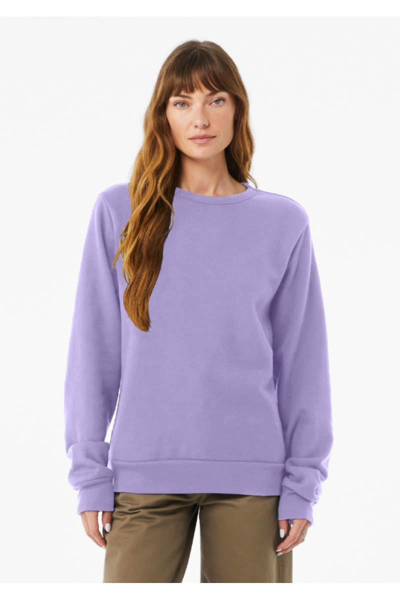 BELLA+CANVAS Unisex Sponge Fleece Classic Crewneck Sweatshirt ...