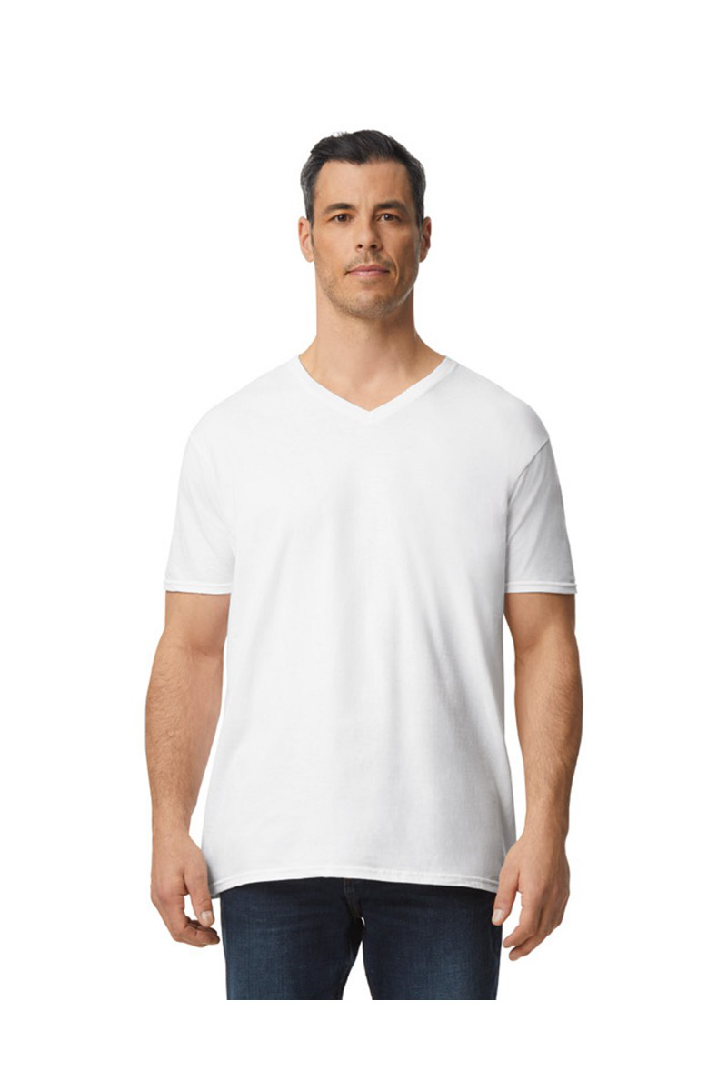 Gildan Softstyle Adult V-Neck T-Shirt | McCrearys-Tees-