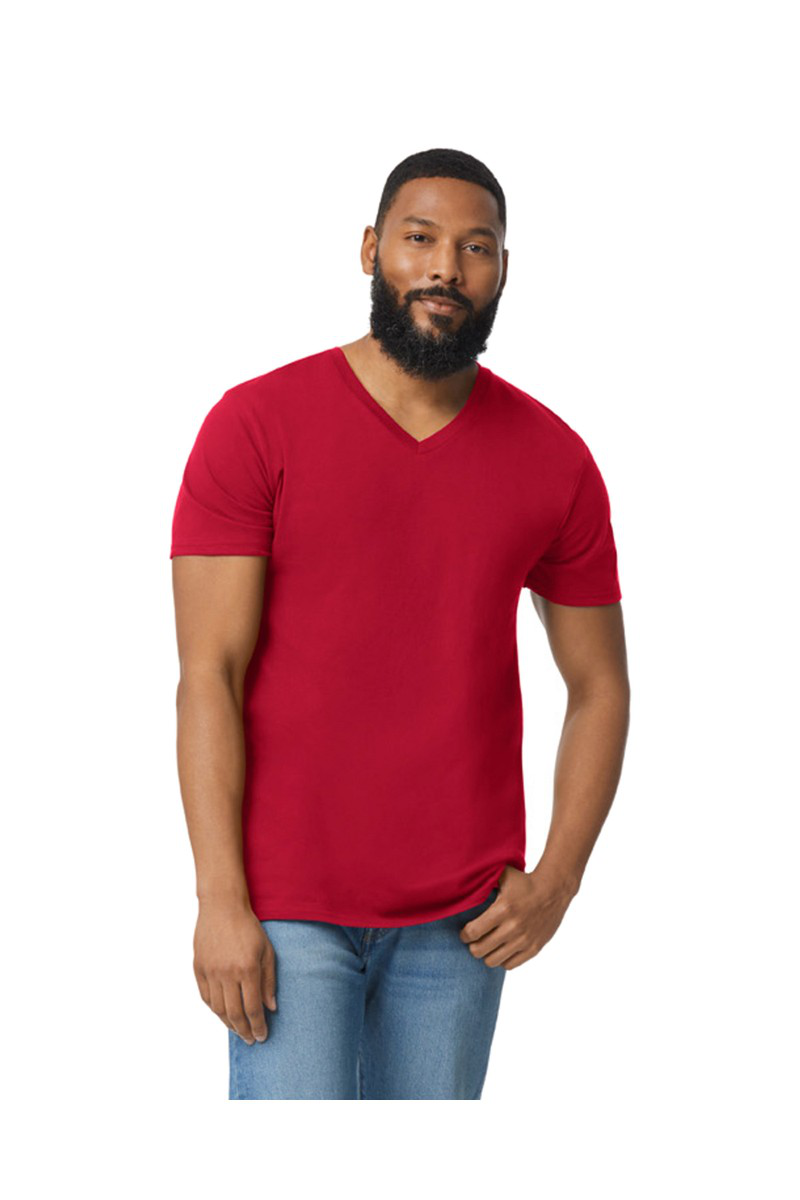 Gildan Softstyle Adult V-Neck T-Shirt | McCrearys-Tees-