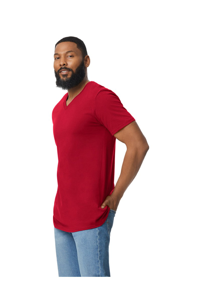 Gildan Softstyle Adult V-Neck T-Shirt | McCrearys-Tees-