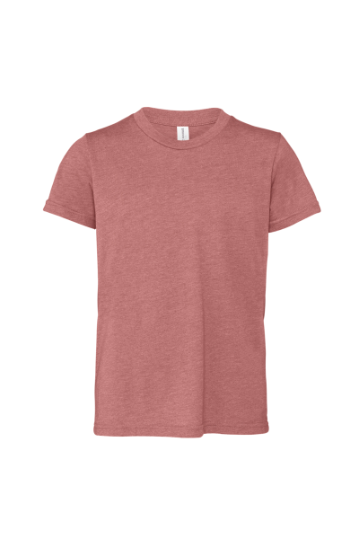 BELLA+CANVAS Youth Unisex Heather Cotton/Poly Tee