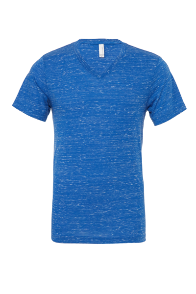 BELLA+CANVAS Unisex Textured Jersey V-Neck Tee | McCrearys-Tees-