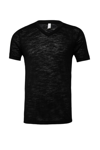 BELLA+CANVAS Unisex Textured Jersey V-Neck Tee | McCrearys-Tees-