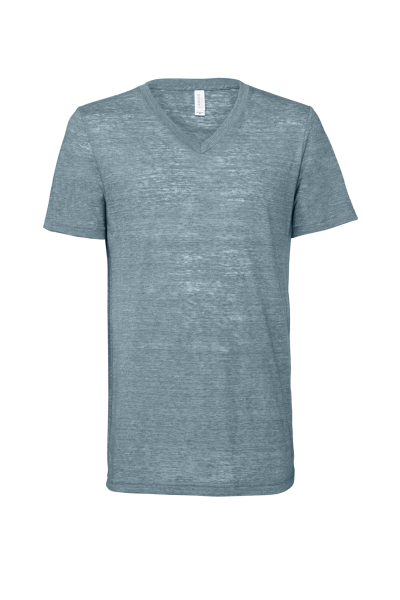 BELLA+CANVAS Unisex Textured Jersey V-Neck Tee | McCrearys-Tees-