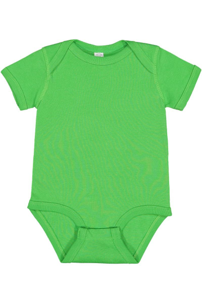 Rabbit Skins Lap Shoulder Rib Knit Body Suit