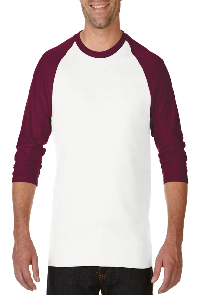 Gildan Heavy Cotton Adult 3/4 Raglan T-Shirt