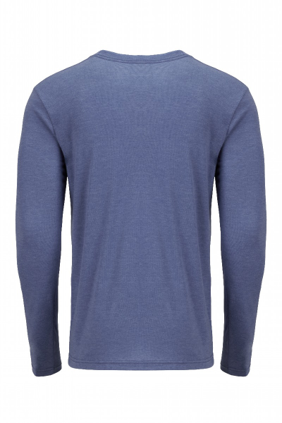 Next Level Men's Triblend Long-Sleeve Crew Neck Shirt - Super Soft Vintage Navy, Sizes XS To 2XL