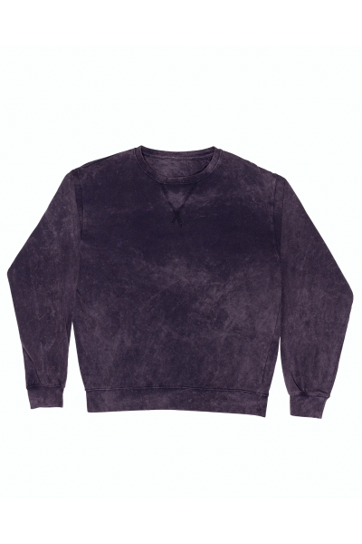 Dyenomite Mineral Wash Premium Fleece Crew Sweatshirt