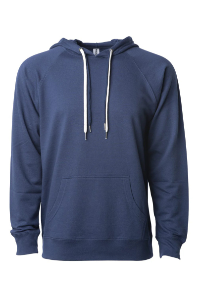 Independent Trading Co. Unisex Lightweight Loopback Terry Hooded Pullover