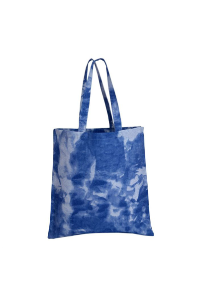 Q-Tees Tie-Dyed Canvas Tote