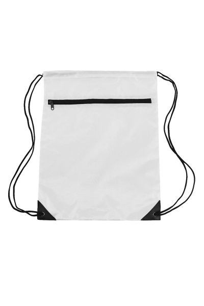 Liberty Bags Zippered Drawstring Backpack