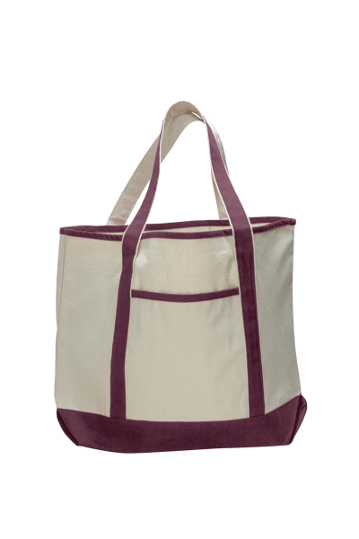 Q-TEES Small Canvas Deluxe Tote