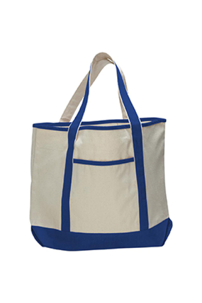 Q-TEES Large Canvas Deluxe Tote
